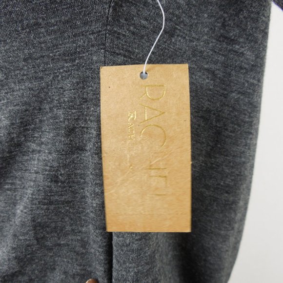 RACHEL ROY Top L NWT $69 Gray Knit Shirt Stretch - Picture 6 of 10